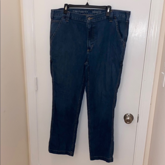 Carhartt Men's Blue Jeans - Picture 1 of 4